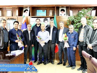 گرامیداشت روز جهانی کار و کارگر در شرکت ملی پخش فرآورده های نفتی منطقه آذربایجان شرقی
