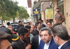 دیدار مردمی و بازدید رئیس سازمان ثبت از ساختمان در حال احداث شورای حل اختلاف شهرستان هریس
